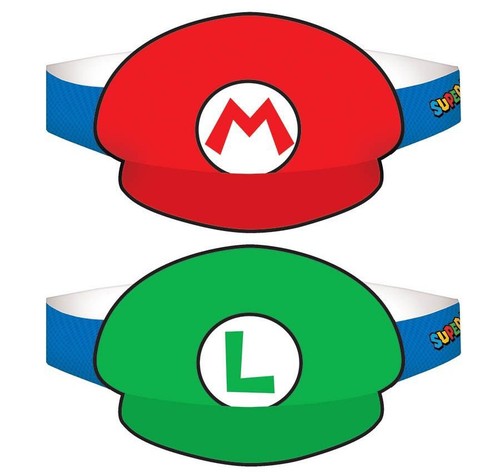 Super Mario Brothers Paper Hats ~ Mario 