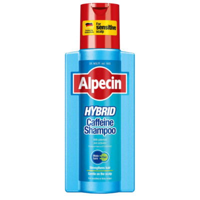 Alpecin Hybrid Caffeine Shampoo 250mL for Dry Itchy Scalp Recharges Hair
