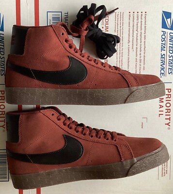 Size 6, 6.5, 7.5 - Nike SB Zoom Blazer Mid Oxen Brown/Black
