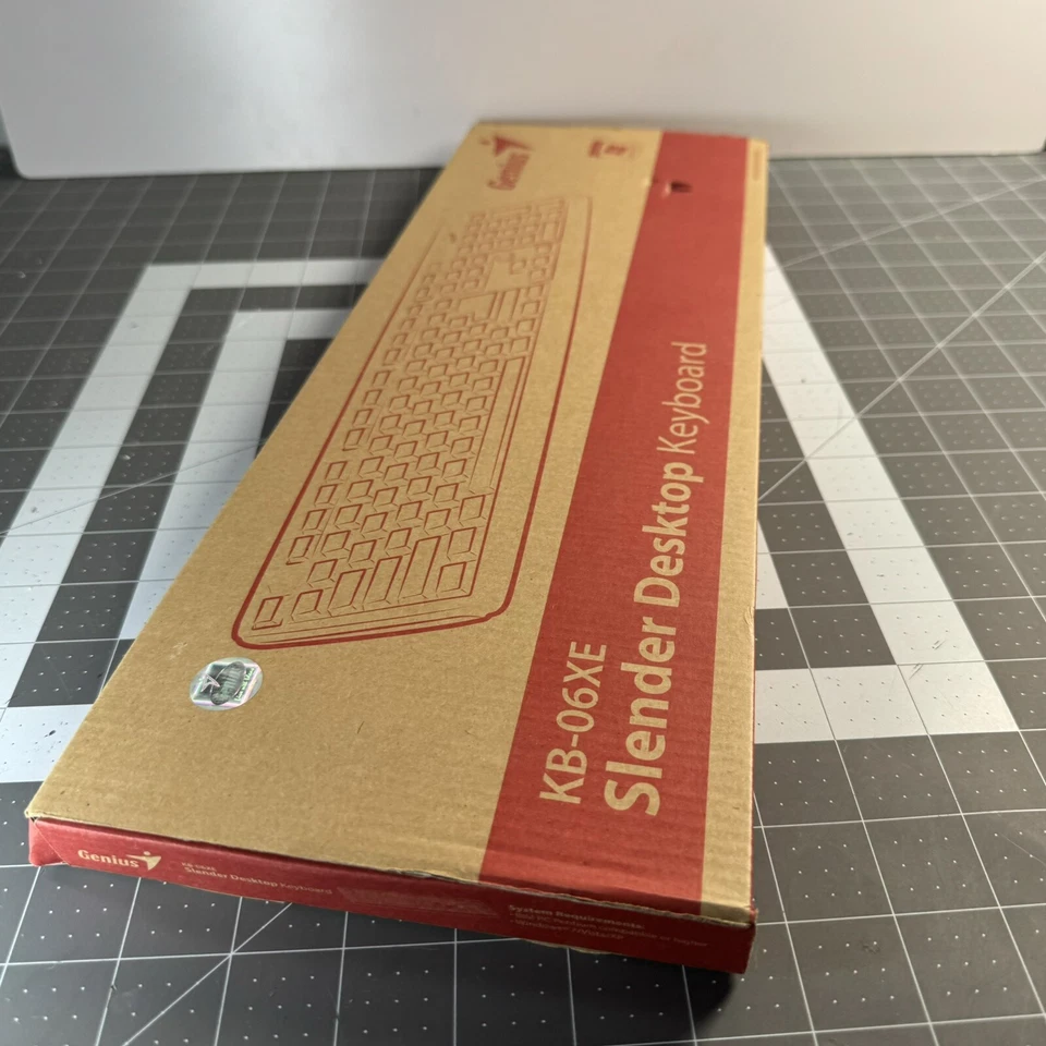 Genius PS/2 DESKTOP Keyboard KB-06XE Brand new Black Window 7 English - Image 4 of 4