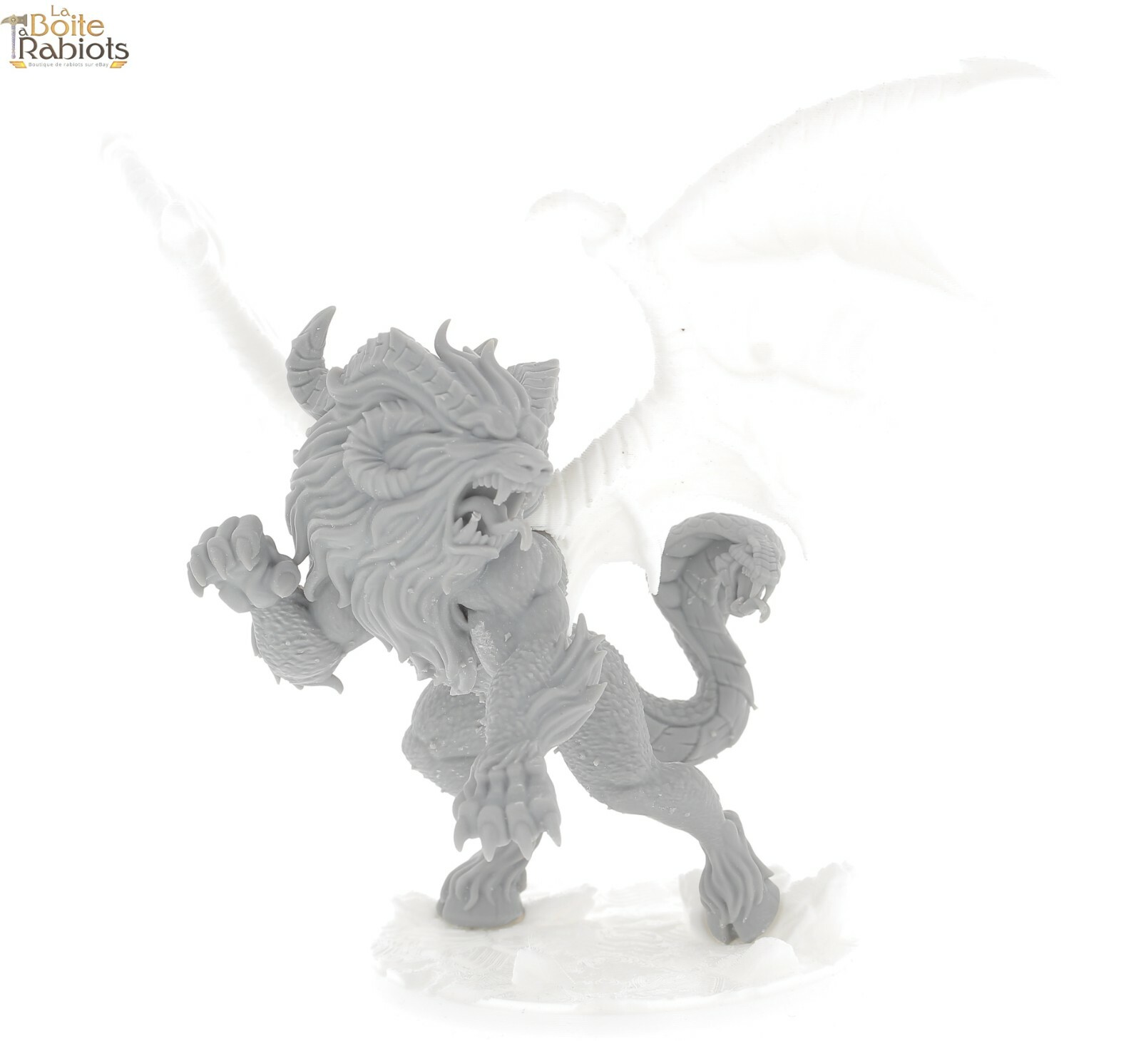 Figurine 28mm Cthulhu-Manticore en résine haute définition pour JdR