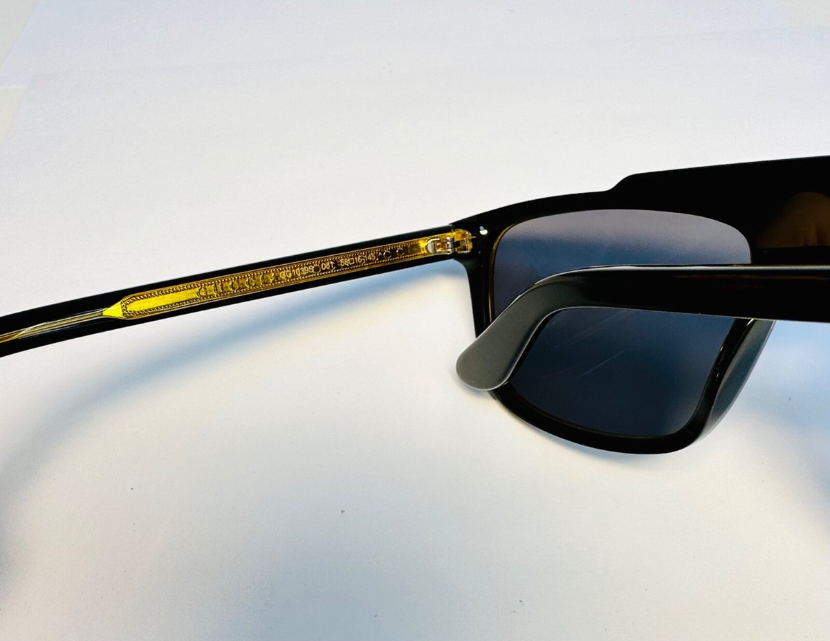 GUCCI 1039 GG1039S Retro Black Orange Unisex Navigator GUCCI 1039 GG1039S Retro Black Orange Unisex Navigator
