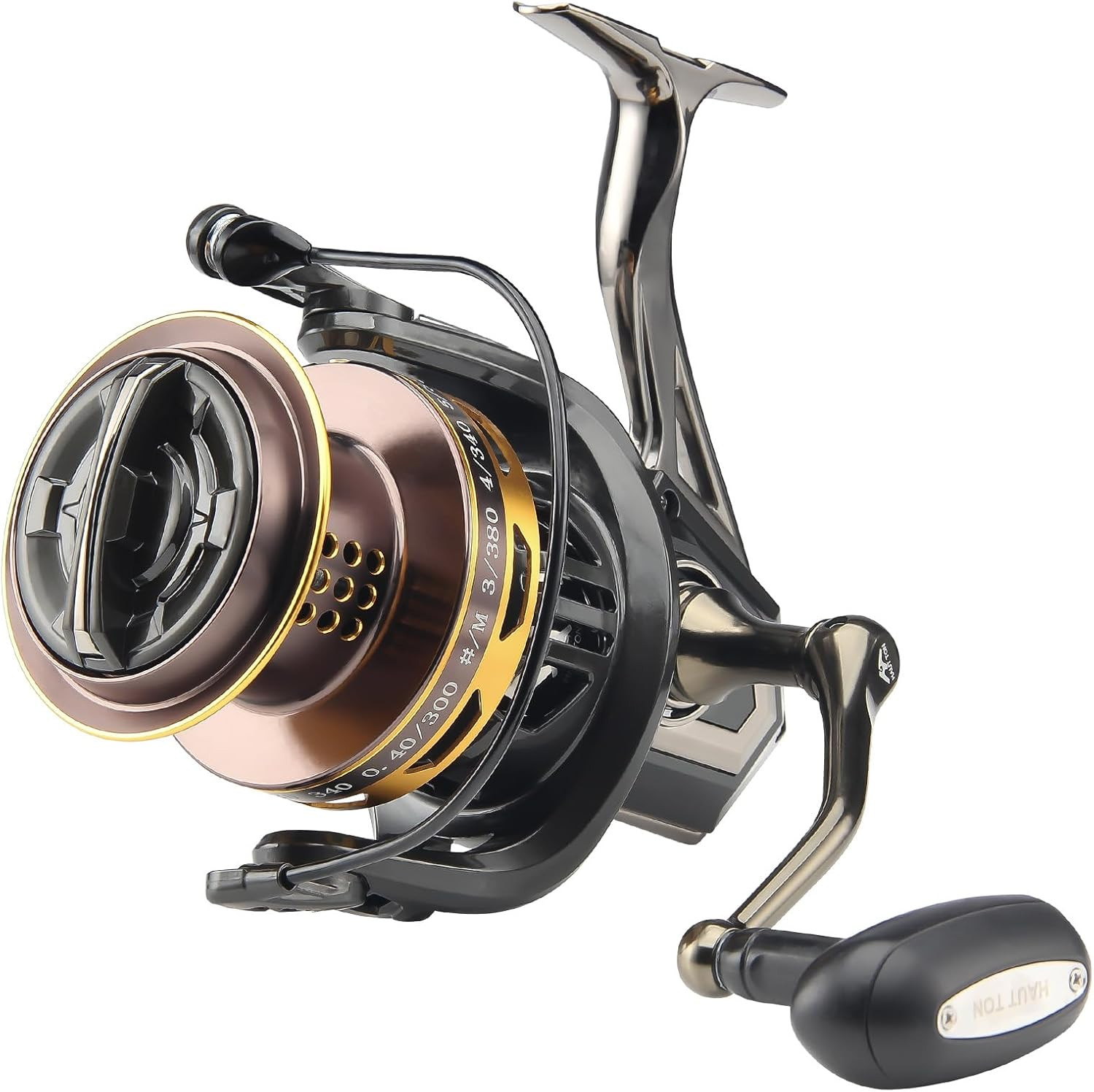 8000/10000/12000 Big Game Surf Spinning Fishing Reel,20Kg Drag Power. Backlash-F