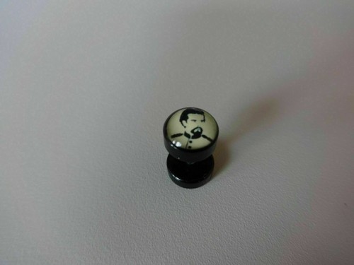 1 Paar Acryl Plug Ø 8mm football futebol Jaguar Gift Windows Mohn Libelle Zebra - Bild 29 von 36