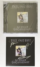 FALL OUT BOY SO MUCH FOR STARDUST AUTOGRAPH BAND SIGNED ART CARD CD PSA DNA COA