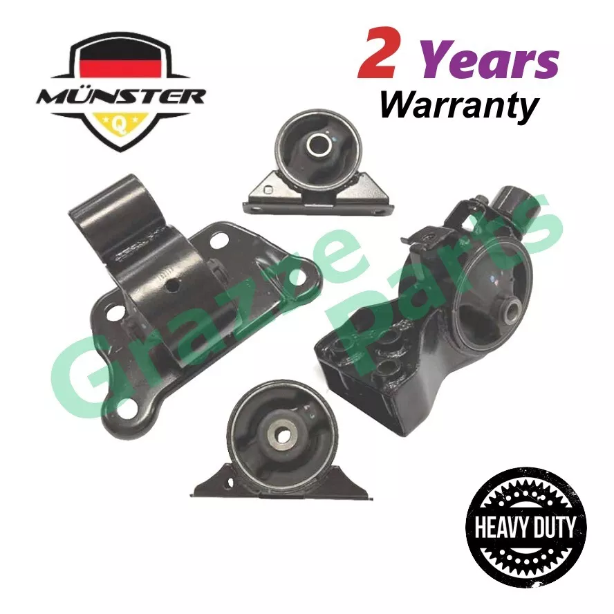 (4pc) Münster HD Engine Mounting Set Proton Persona 1.6 Campro S4PE S4PH (Auto)