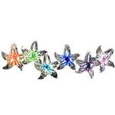 Glass Starfish Murano Inspired Pendants for Necklaces in Various Colors