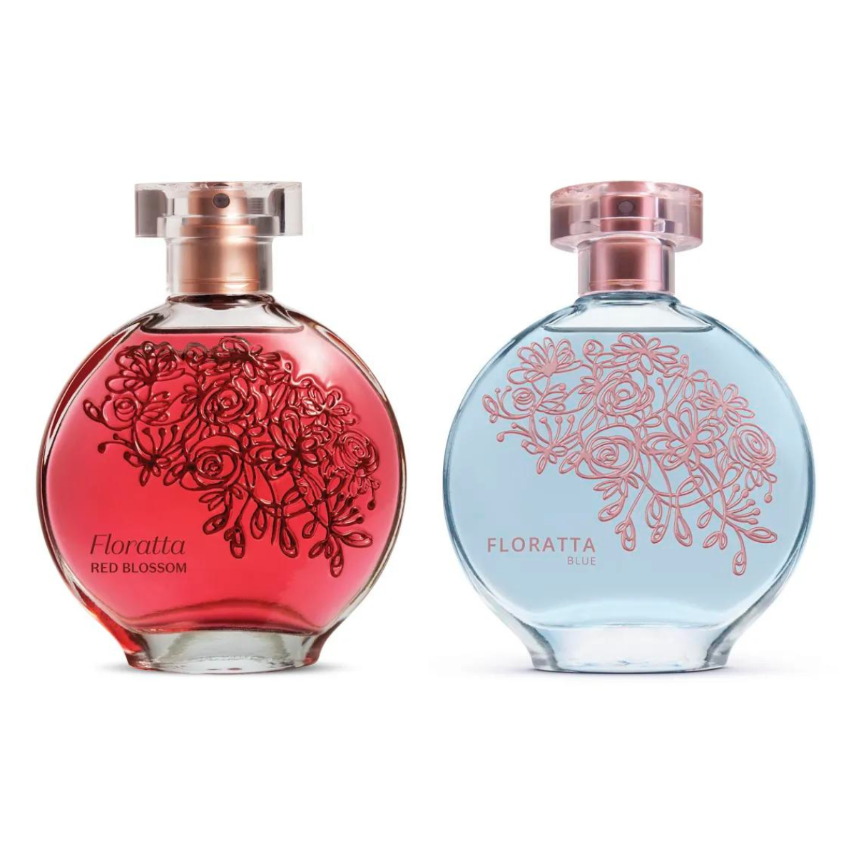 Kit Floratta Red Blossom Blue O Boticario Deo Cologne for