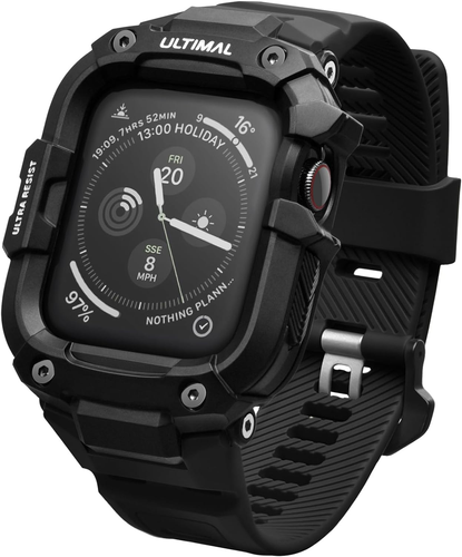 Rugged Apple Watch Band Bumper Case Tough Shockproof Ultra iWatch 49mm 45mm 44mm - Picture 11 of 22
