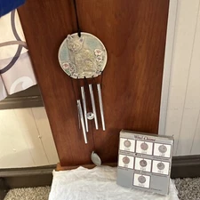 Spoontiques Mini Wind Chime Cat 4848 Vintage NIB!! BEAUTIFUL!!
