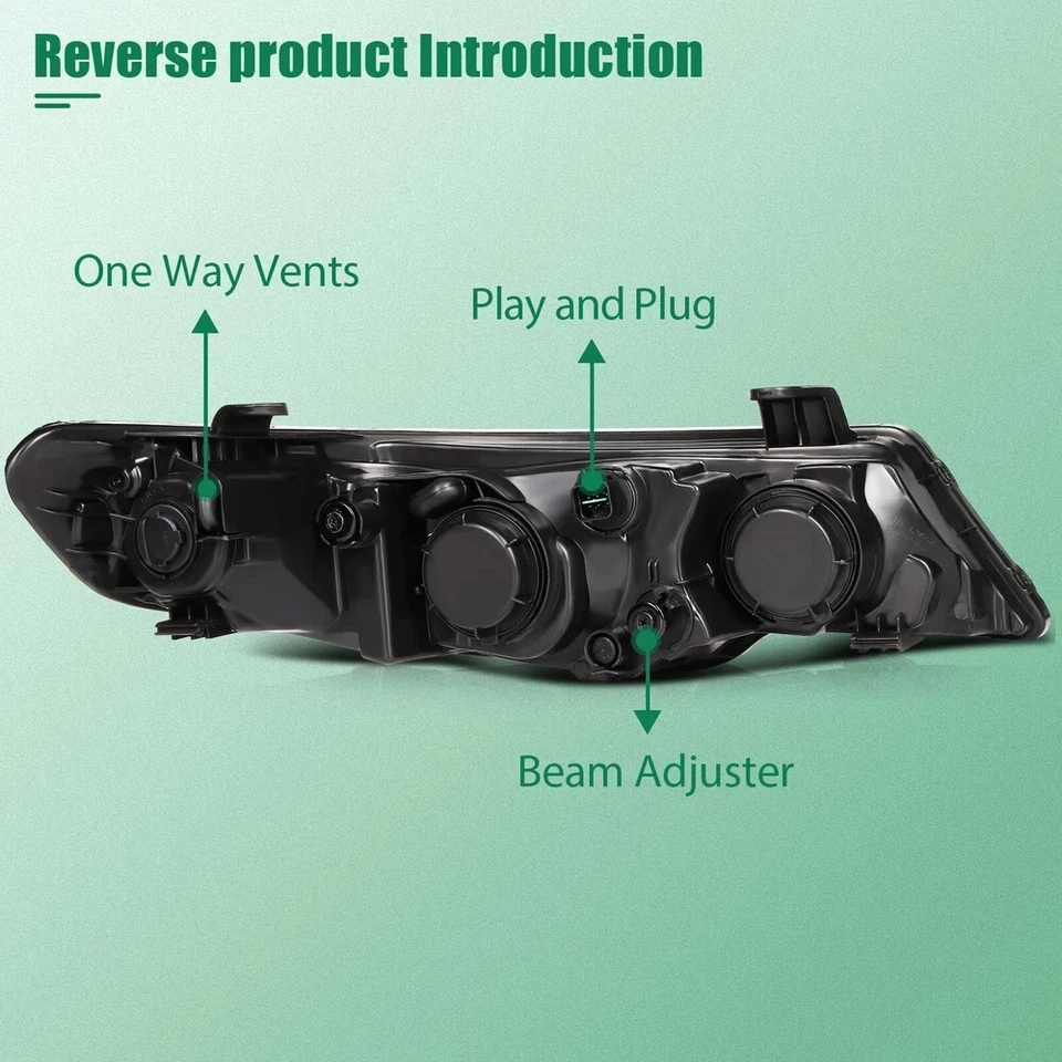 Фары головного света для Kia Forte Forte Koup 2010-2013 пара фар в сборе прозрачные линзы - Изображение 2 из 4