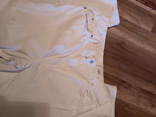 Levi's 950 Relaxed Tapered Size 20 White Denim Orange Tab - Picture 6 of 6