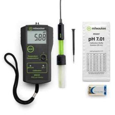 Medidor de pH Milwaukee MW101 PRO - Probador portátil de grado de laboratorio con electrodo SE220