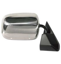 1988-98 Outside Mirror Assembly - Stainless - Right For Chevy Gmc Truck 1988-98 Outside Mirror Assembly - Stainless - Right For Chevy Gmc Truck