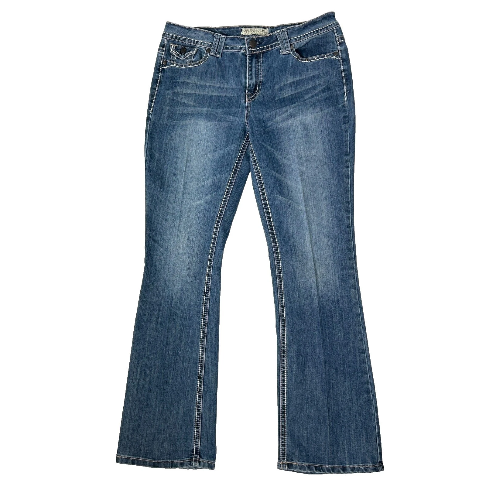 阿波罗聚酯纤维牛仔裤女