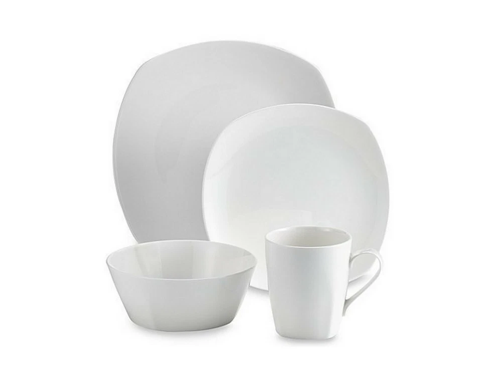 Tabletops Unlimited Quattro Bone China Dinnerware 1 SALAD PLATE ONLY - Image 2 of 2
