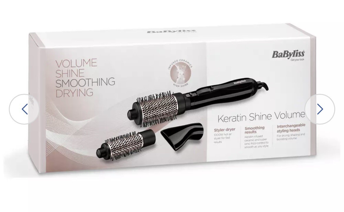 Dryer Brush Babyliss Keratin Shine Volume 2x BaByliss 2993KSU