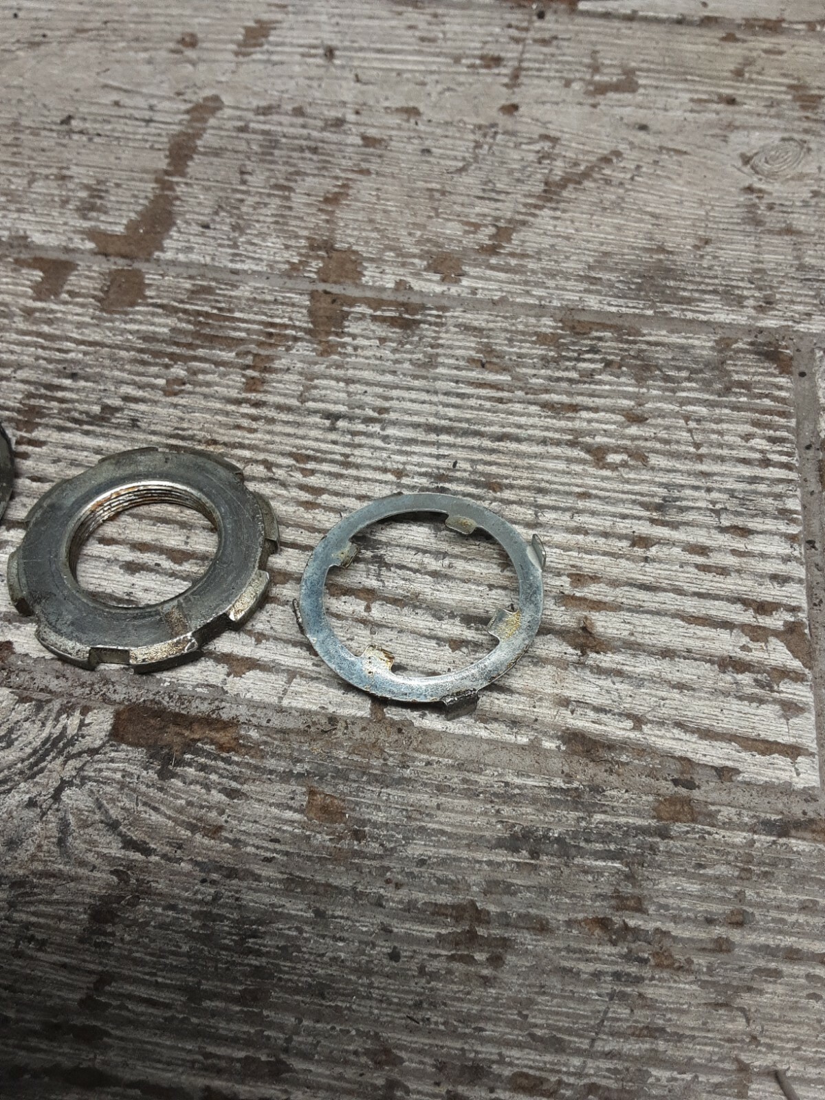 1985 85 8387 Honda Goldwing GL1200 GL 1200 Front Upper Steering Nut