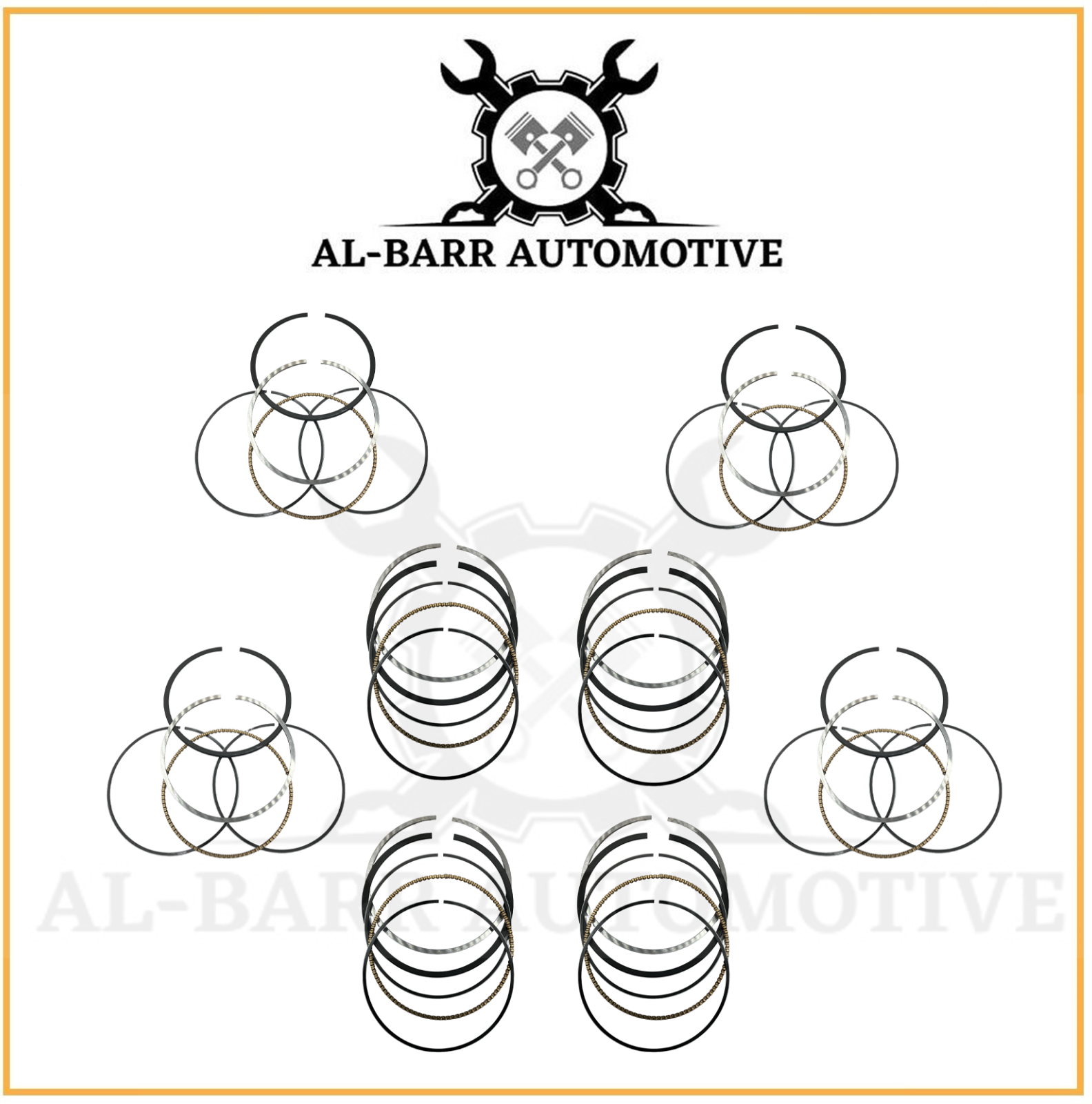 BMW M3 2007 TO 2013 4.0 PETROL V8 S65B40A PISON RING SET X 8 CYLINDERS MAHLE