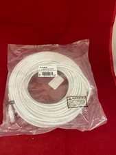 Jumbl Cat6 RJ45 Fast Ethernet Network Cable 100 Feet White UTP Patch Cord