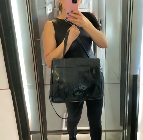 VALENTINO GARAVANI Tasche/Crossbody Reptil/Lackleder Single Handle Bag - Bild 9 von 23