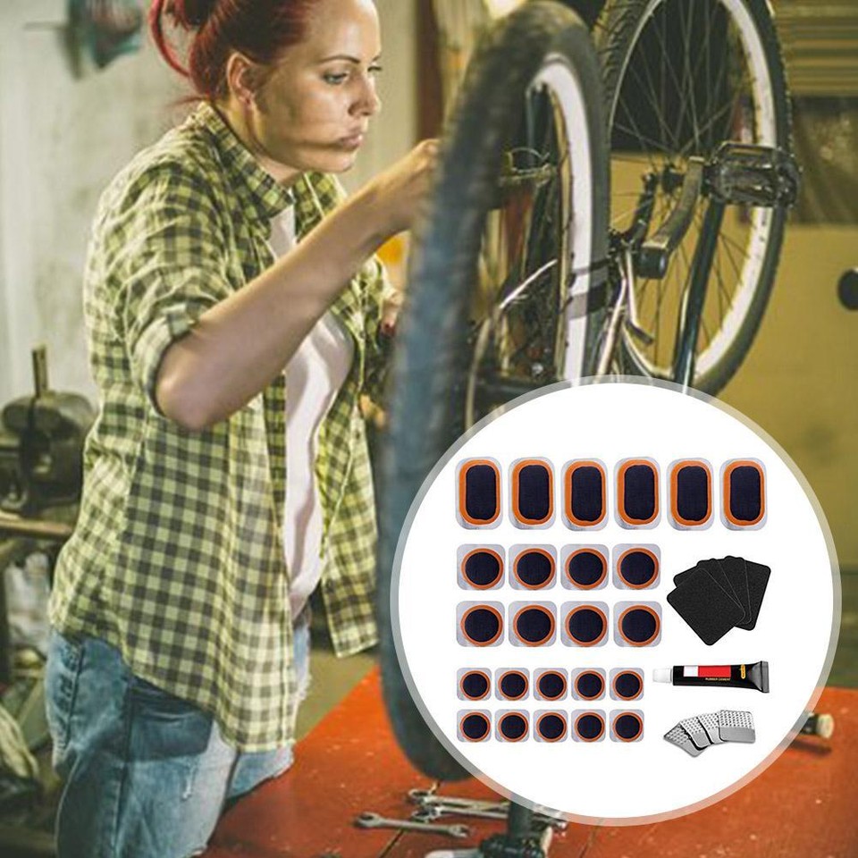Bike Patch Repair Kit Bicycle Flat Tire Inner Tube Bike Puncture Repair