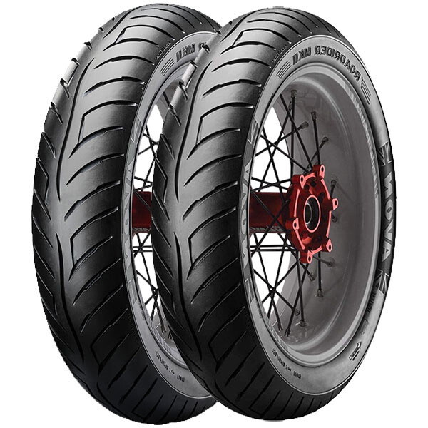 COPPIA GOMME AVON 100/90-19 57V + 110/90-18 61V ROADRIDER MKII