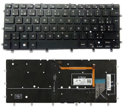 AZERTY BELGIAN keyboard DELL INSPIRON 13-7000 13-7347 P57G 13-7348 13-7352 P57G