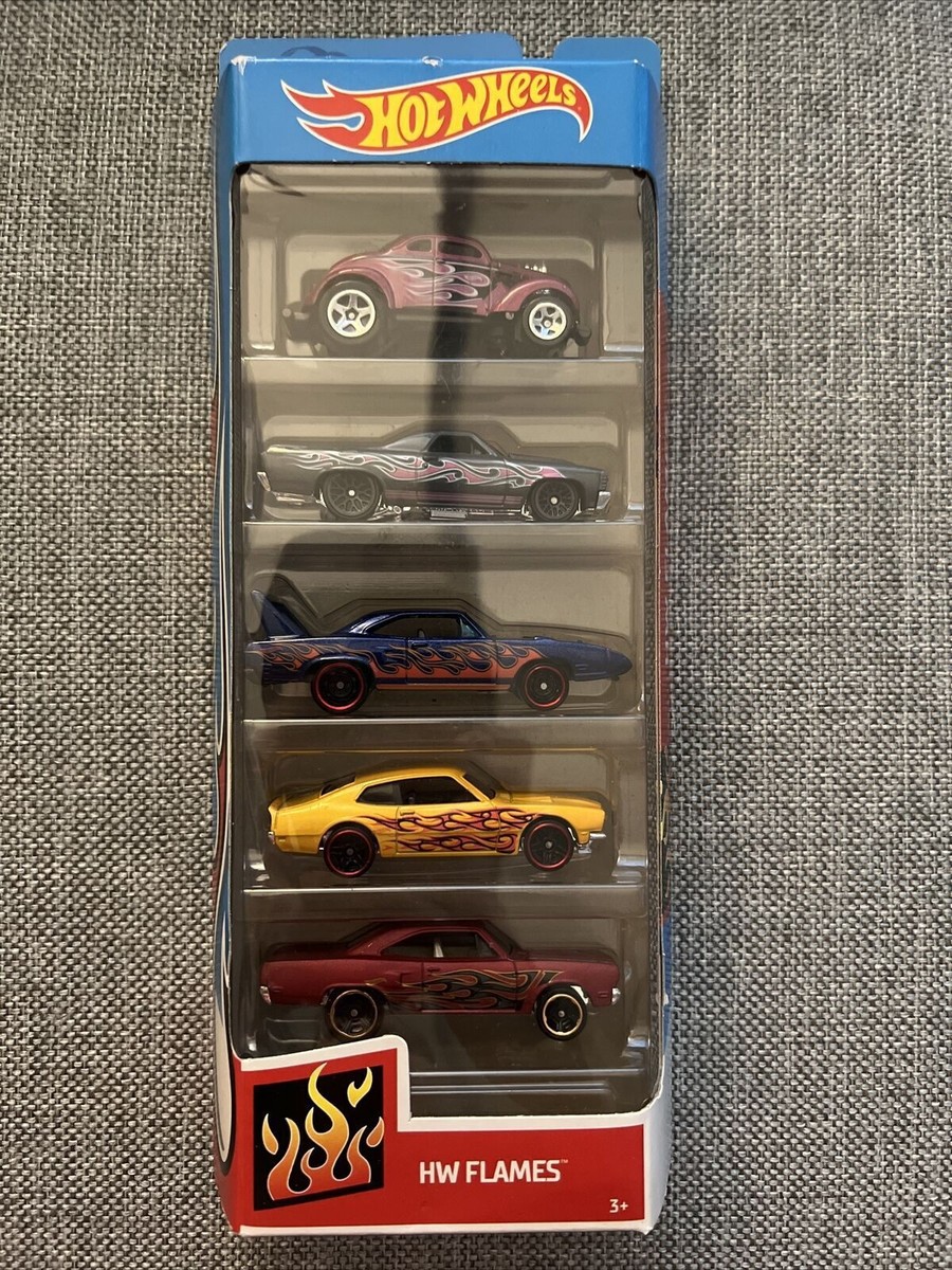 Hotwheels 5パックセット FLAMES Amazon.com: Hot Wheels HW Flames 5-Pack: 56 Ford F-100, 83