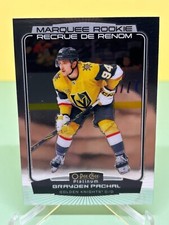 22-23 Brayden Pachal Vegas Golden Knights OPC Platinum Marquee Rookie