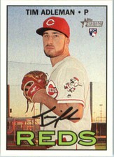 2016 Topps Heritage #687 Tim Adleman RC Cincinnati Reds