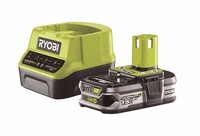Ryobi One+ Akkuset RC18120-115 (Akku RB18L15 18V/1.5Ah Und LadegeräT RC18120)