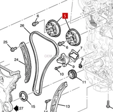 2 pcs OEM 12701510 Camshaft VVT Sprocket Actuator for GMC Terrain 1.5T 2018-2023