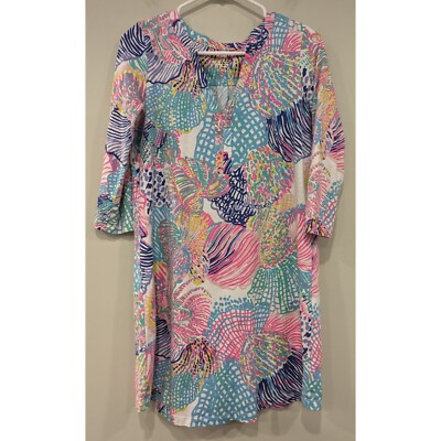 Lilly Pulitzer Ali Dress In Pink Roar Of The Seas Size Small