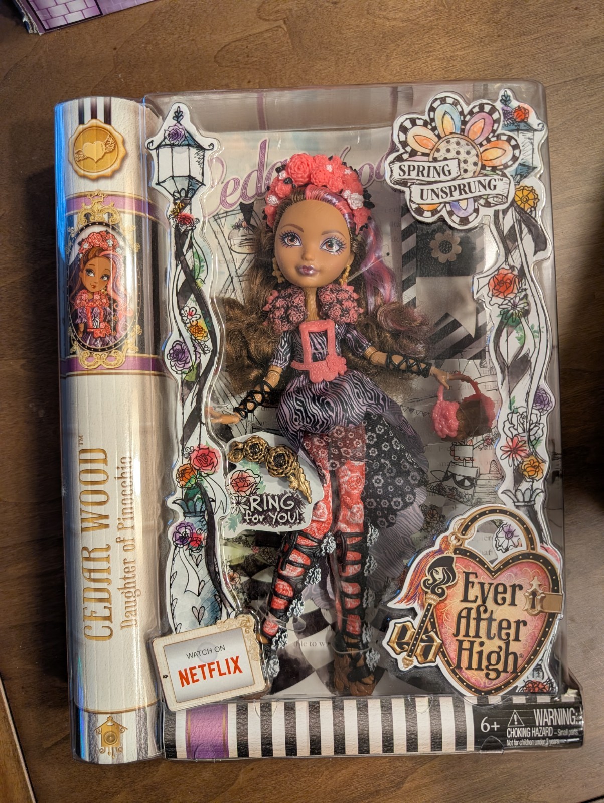 NIB Ever After High Cedar Wood Spring Unsprung Doll New