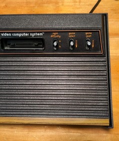Atari 2600 Woodgrain 6 Switch, Joysticks, Paddels, Hookups, Games, Manuals