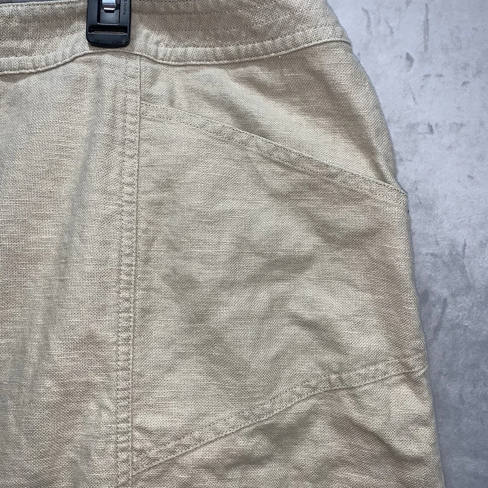 Falda Sigrid Olsen Caqui Drab Talla Plus 22W Informal Foto 2 de 4