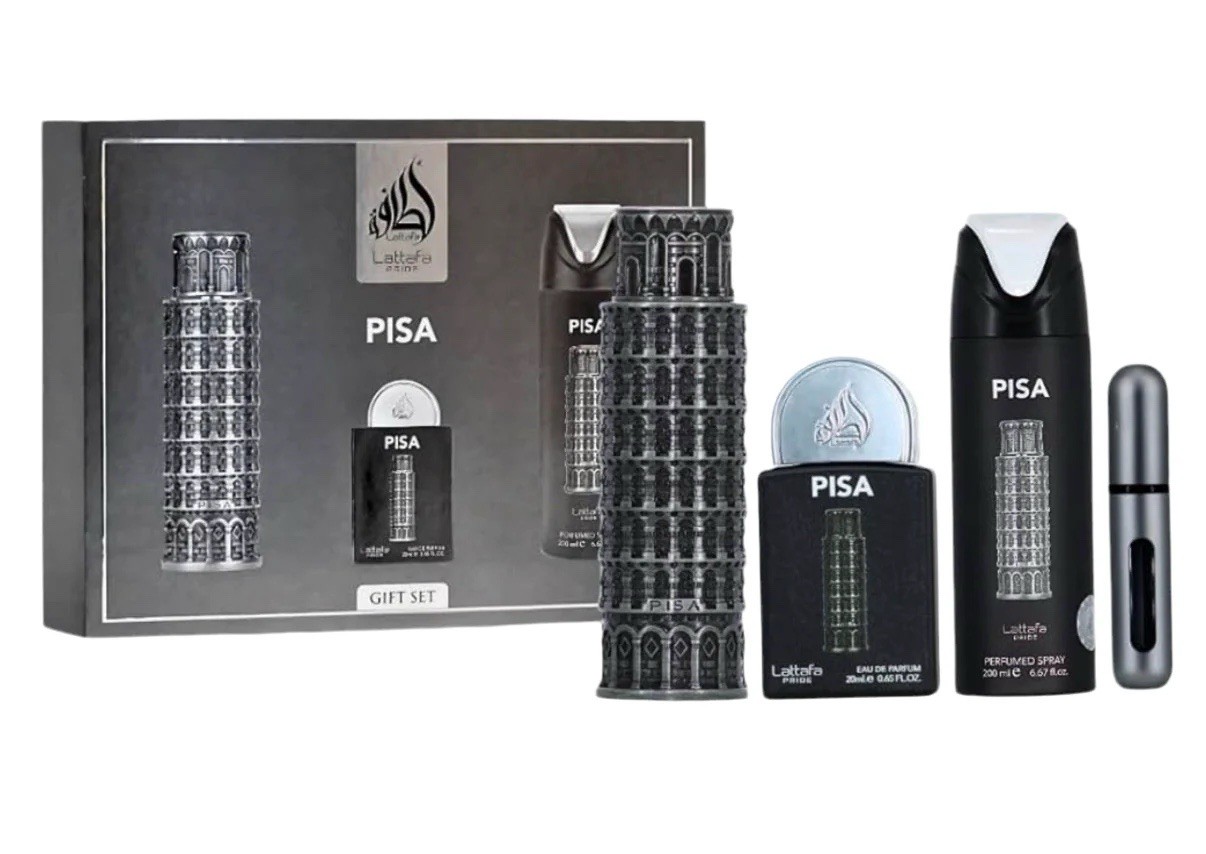 Lattafa Unisex Ambra Set Regalo Bellezza, L'arte Dell'universo (Set Di Profumi) - Immagine 5