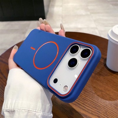 For iPhone 17 Pro Max 16 Plus 15 14 13 12 11 Magnetic Soft Protective Case Cover