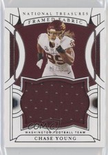 2021 Panini National Treasures Framed Fabric 30/99 Chase Young #CY n0c