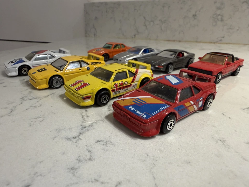 Colección BMW MATCHBOX 1975 y 1988 vintage, 8 coches, raro Foto 2 de 4