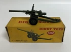Vintage Dinky Toys 692 5.5 Medium Gun Military Green In Original Box