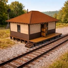 SMALL COUNTRY FREIGHT HOUSE 1:48th O Scale KIT