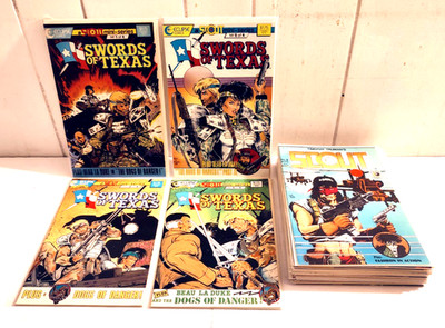 Swords of Texas (1-4) & Scout #1 + More Scout  Comics Eclipse