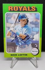 Nick Loftin Rookie Card 2024 Topps Heritage #482 - Royals ⚾ Card. rookie card picture