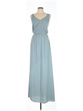 Show Me Your Mumu Women Blue Casual Dress L