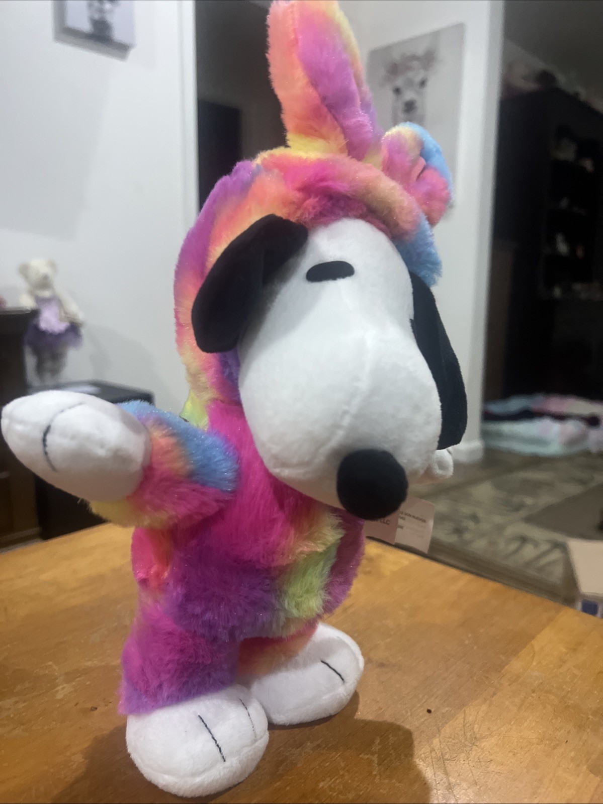 admitted tie-dyed Easter Snoopy approximately 12 … - image 2