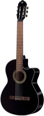 Gewa E-Klassikgitarre Basic Plus Black 4/4