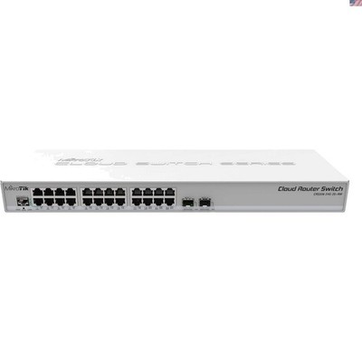 24G-2S+RM 24 Port Gigabit Ethernet Switch with 2 SFP+ Ports, Dual Boot Router...