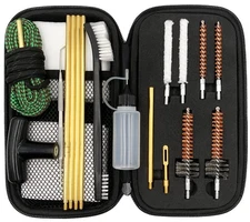Rifle Pistol Gun Cleaning Kit for 22LR .22 Cal .223Cal 5.56 with Gun Snake, C...